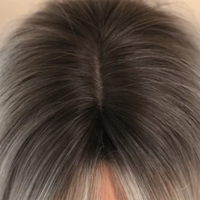 22 Inch Ombre Blonde Long Straight Bob Wig With Bangs For Women - Natural-Looking Glueless | Heat-Resistant Synthetic | For Women Daily/Music Festivals/Costume Parties - 漸變金色 - 查看 9