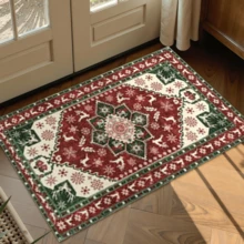 1pc Washable Classic Bohemian Style Plush Runner Rug, Made Of Premium Plush Material, Suitable For Hallway, Multiple Sizes Available, Soft And Skin-Friendly, Ideal For Entryway, Living Room, Study, Dining Room Decor, New Arrival, Housewarming Gift, Spring Collection - Multicolor - View 6