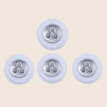 1 件/4 件/10 件电池供电的灯条、推拉灯、壁灯、聚光灯，适用于橱柜、衣柜、走廊、厨房、浴室、杂物间，无线触控