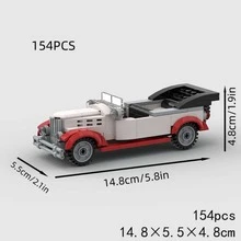MIKEMENG Bộ đồ chơi xếp hình xe tải màu đỏ, Gạch đồ chơi STEM, Đồ chơi giáo dục sáng tạo, Bộ mô hình ô tô tự làm cho bé trai, Khối xây dựng dành cho người lớn, Quà tặng sinh nhật/Halloween/Giáng sinh cho chồng/bạn trai, Đồ sưu tầm và trang trí phòng, Quà tặng giá cả phải chăng - người mẫu - Xem 3
