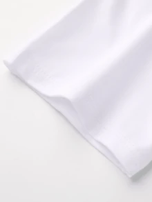 Teen Girls Short Sleeve T-Shirt, Bow Print Pattern, Round Neck, Fashionable & Teen Girls Clothing, Teen Girls Apparel