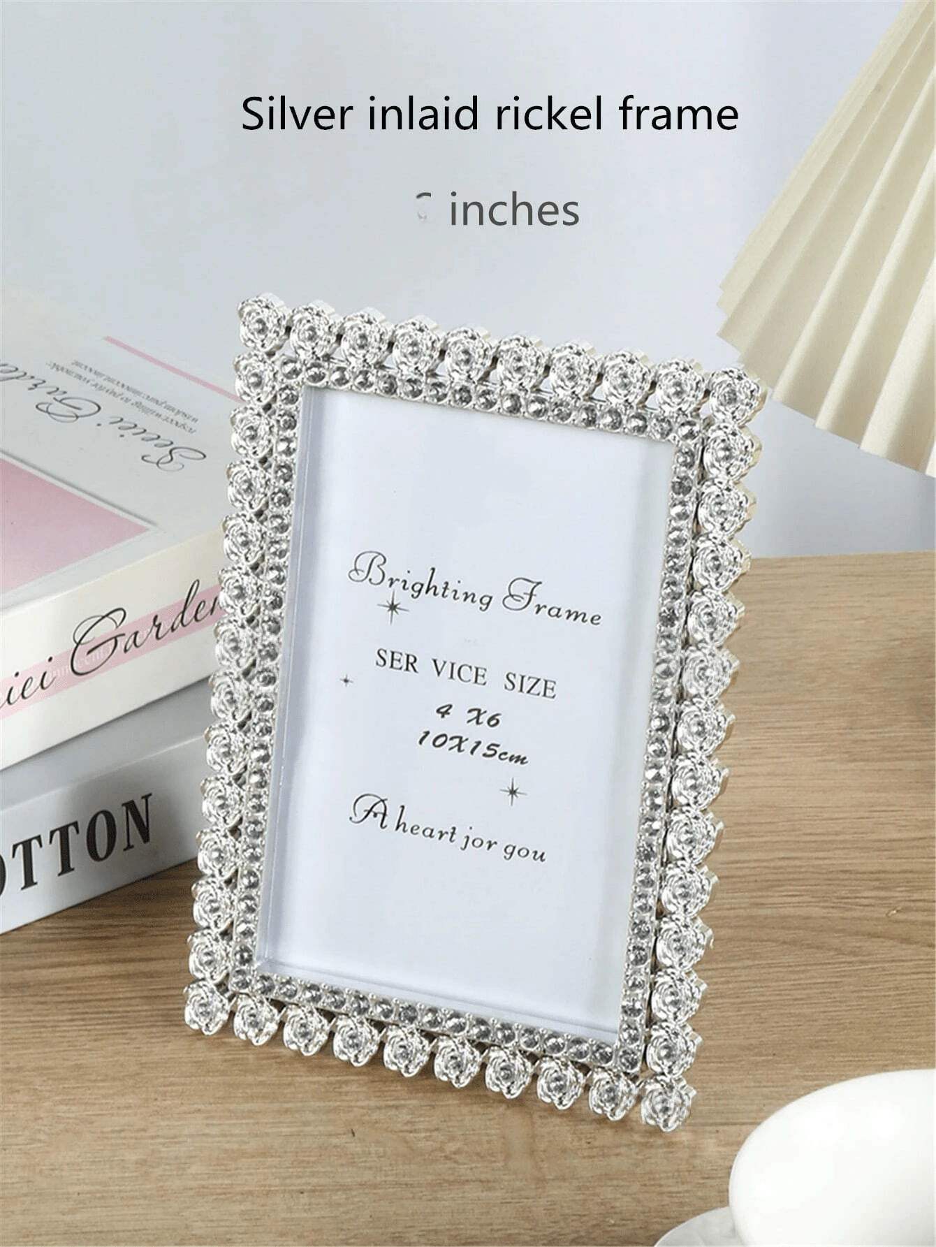 1pc/3Pcs Small Flower Photo Frame, Picture Framework, Baroque Picture Support Desktop Picture Framework, Wedding Decoration Framework, Gift 6 -Inch Home Decoration,Random Inner Paper