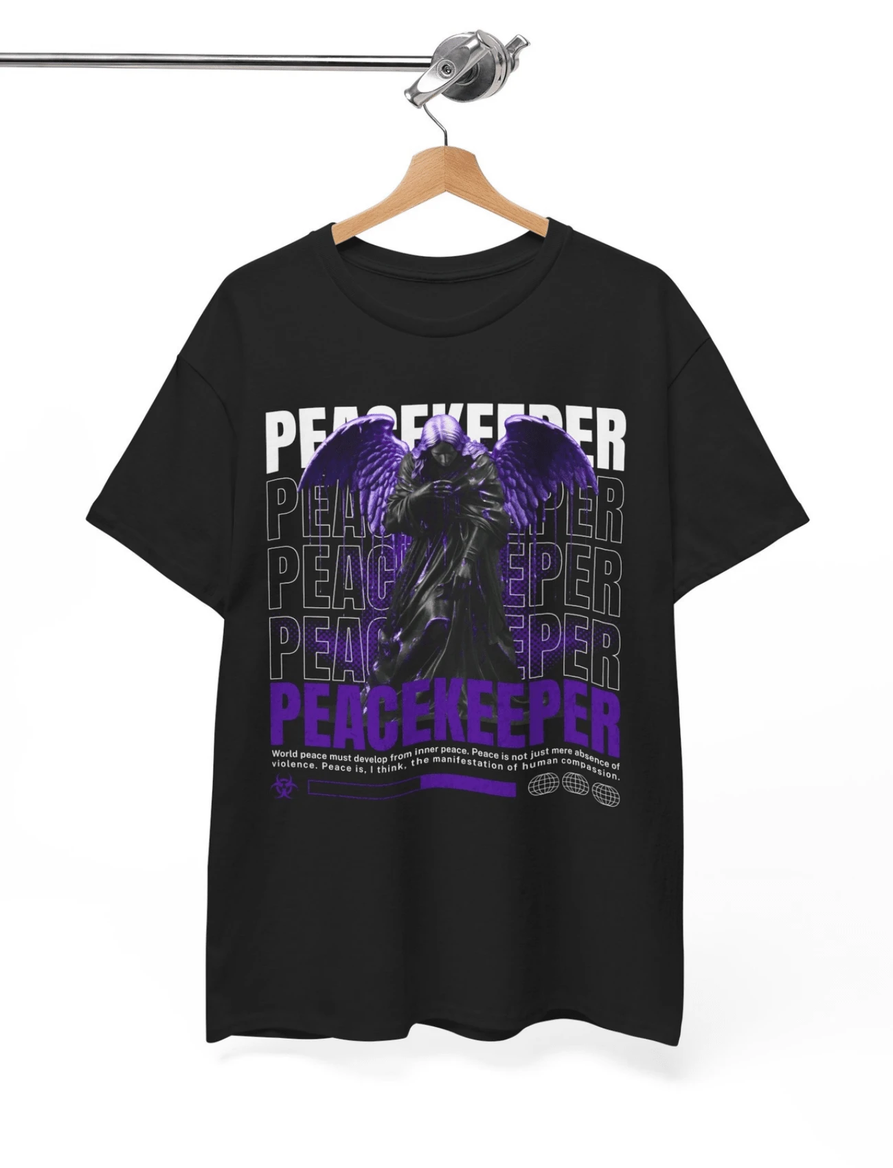 V8 Hip Hop Civil Regime Darc Sport Wolves Inaka Gy_,Can Be Given As Gifts To Family Members-Men's Printed T-Shirt 220g, 100% Cotton, Round Neck Casual Men's Outdoor Short Sleeves, Retro Fashion Street Men's Short Sleeves, Daily Four Seasons Wear, Holiday- Dynamic Collage Short Sleeve Stylish Oversized Suitable For All Seasons Easy Care For Casual Business Occasions And Daily Life Plus Size Clothes - Black - View 1