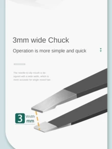 Precision Eyebrow Tweezers, Men's Facial Hair Removal Tool, High Precision Eyebrow Clip, Small Pliers Eyebrow Grooming Tool