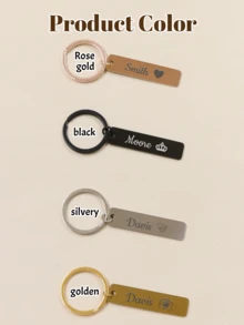 LICVIC Personalized Eyes Photo And Text Keychain, Custom Keychain, Customized Picture Stainless Steel Keychains, Customizable Keychains For Women, Keychain Charms, Anniversary, Personalized Keychain, Birthday Gifts, Bag Charm, Key Chain, Matching Keychains For Couples, Father, Casual, Unisex, Mother, Couples - Style a - View 3