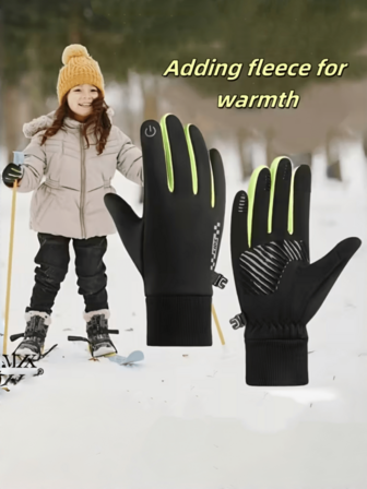 Nya sporthandskar för barn, femfingers fotbollshandskar för pojkar och flickor, studenter, varma handskar för vår och höst