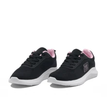 Women Sports Shoes - 黑色和粉紅色 - 查看 2