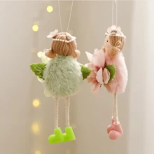 12pcs In Spring, You Can Use Playful Artificial Flower Fairy Pendants. DIY Decorative Flower Fairy Pendants For Indoor And Outdoor Bedrooms And Gardens, Wedding Decorations, And Festival Decorations. They Are Very Suitable For New Year, Easter, Valentine's Day, And Mother's Day To Welcome The Arrival Of Spring - Multicolor - View 4
