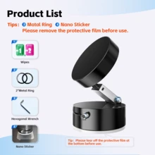 Foldable Telescopic Magnetic Phone Stand Holder – Ultra-Portable Multi-Angle Adjustable Mount Designed For Car Dashboard, Office Desk, Home Countertop, Kitchen Table, Bedroom Nightstand, And Travel Use, Featuring Strong Magnetic Support For Steady Hands-Free Viewing, Durable Anti-Slip Base To Prevent Shaking, Compact Space-Saving Structure For Easy Storage In Bags Or Pockets, Perfect For Watching Videos, Browsing, Video Calls, Online Meetings, Live Streaming, Navigation, Gaming, Recording, Reading Recipes, And Everyday Convenience, Suitable For Various Phone Sizes And Cases, Ideal For Commuting, Working, Studying, And Long-Distance Travel, Available In Stylish Black / Pink / White Colors - Black - View 7