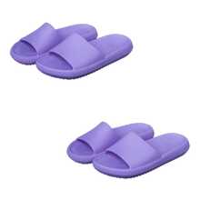 Kit Of 2 Pairs Of Cloud Comfort Slippers - Lilac/Lilac - View 8