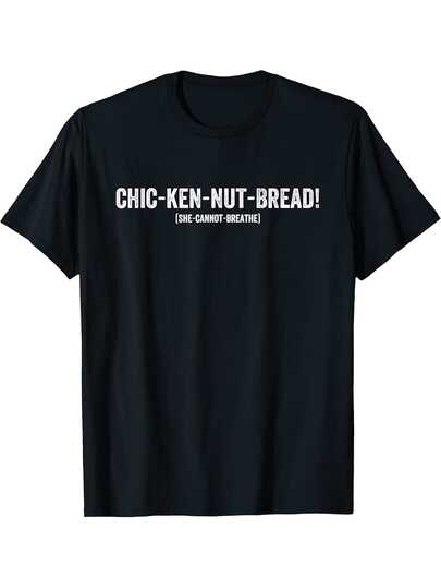 Camiseta de broma de pan de nuez de pollo filipino - Eslogan filipino divertido, frase de pan de pollo y pan de nuez, camiseta casual de cuello redondo y manga corta para uso al aire  en el gimnasio, regalo de ropa de humor filipino para