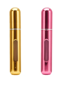 8ml Refillable Perfume Atomizer Bottle, Bottom Refill Design, Convenient For Carrying Perfume On The Go, Reusable Spray Bottle, Mini Portable Liquid Container, Unisex Perfume Travel Spray Bottle