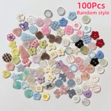 20pcs Assorted Colorful Buttons Set, Suitable For DIY Clothing, Sweaters And Crafts Decoration (Random Styles)