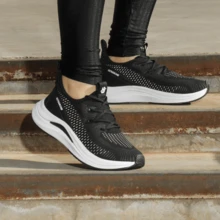 Ultrabone Women's Lightweight Running Shoes Ideal For Gym And Exercise - màu đen - Xem 8