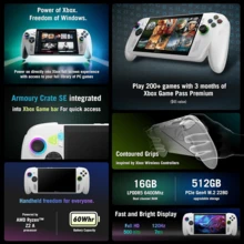 ROG Xbox Ally 7" FHD 120Hz Gaming Handheld - 3-Month Xbox Game Pass Premium - AMD Ryzen Z2 A Processor - 16GB RAM, 512GB SSD - Windows - 美規A型插(110-127V) - 查看 2