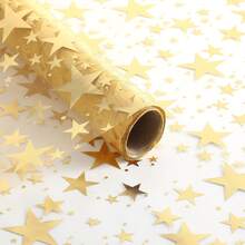 1pc/6pcs 28x275cm Gold Metallic Shiny Rectangular Polyester Tablecloth, Wedding Decoration, Birthday, Home Decor - Gold - View 12