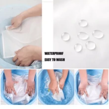 Set Of 5 Protective Dust Bags With Transparent Zipper Closure, Made Of EVA Material, Washable, Hangable And Portable, Suitable For Organizing Closets, Protecting Shirts, Suits, Dresses And Other Clothing Items From Dust, Also Serving As Transparent Zippered Garment Covers. - trong suốt - Xem 9