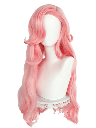 Este suave y fluido peluca rosa pastel, con sus rizos sueltos y románticos y su tono soñador, se convierte en la pieza central perfecta para el cosplay de temática de hadas, eventos de fantasía LARP o sesiones de fotos etéreas, donde su delicado color y sus suaves ondas se combinan a la perfección con vestidos de tul, accesorios florales y maquillaje suave para evocar una sensación de dulzura sobrenatural que parece sacada de un cuento de hadas mágico.