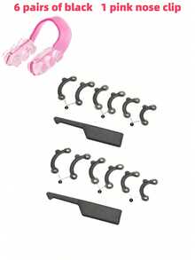 硅胶鼻夹增容器 - 美鼻夹 - 鼻梁提拉塑形器，鼻夹塑形器，鼻部提拉贴，美容配件，面部轮廓修饰，隐形塑形，耐用夹子，灵活设计，面部提拉工具，化妆爱好者，自我护理必备，鼻子 - 彩色 - 查看 18