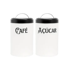 Set Of 2 Coffee And Sugar Jars – Organization And Style For Your Kitchen - 02 Lon có quai - Xem 1