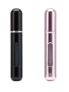 8ml Refillable Perfume Atomizer Bottle, Bottom Refill Design, Convenient For Carrying Perfume On The Go, Reusable Spray Bottle, Mini Portable Liquid Container, Unisex Perfume Travel Spray Bottle