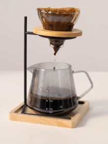 1 Set Coffee Cup Holder, Including Base, Valentine's Day Gift, Bathroom Decor, Provides Simple And Convenient Storage Solution For Coffee And Tea Lovers. Perfect Gift For Dad, Boyfriend, Coffee Enthusiasts. Home Kitchen Coffee Service Set (Black Set) Spiral Coffee Drip Rack, Includes Reusable Metal Filter, Manual Drip Coffee Stand, Cup Holder, Paper Filters. Black Coffee Accessories: Cup Holder, Filter, Retro Drip Coffee Cup Rack And Funnel Holder - Multicolor - View 7