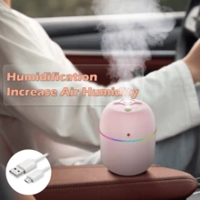 1 pieza Difusor de aroma con función humidificadora alimentado por USB, adecuado para dormitorio, sala de estar, escritorio de oficina, coche, difusor de aroma de coche de colores afortunados con función de pulverización de niebla por USB, humidificador de aroma - Multicolor - Ver 22