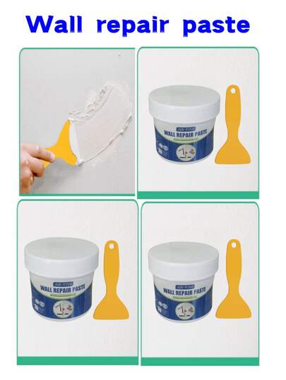 معجون إصلاح الجدران متعدد الاستخدامات، مناسب لتنظيف وإصلاح الشقوق والثقوب، سريع الجفاف، ضروري لإصلاحات المنزل DIY، متين وغير قابل للتقشير، هدية رائعة للعائلة والأصدقاء، هدية احتفالية، ديكور الجدران، أو هدية رأس السنة (سيتم إرسال الإصدارات الجديدة والقديمة بشكل عشوائي).