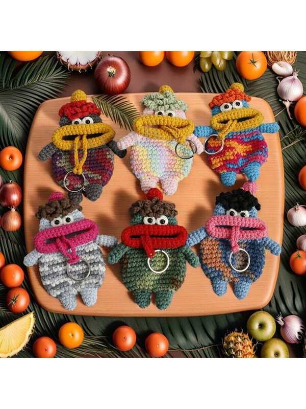 1 pieza Nuevo vaso de diamante de colores, llavero de vaso de durián, colgante de vaso de plástico realista viral, accesorio de encanto de bolso