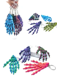 3D Printed Skeleton Hand Decoration, Realistic Bone Claw Model, Horror Props For Halloween, Easter, Party, Graduation/Back To School Gift - Multicolor - View 3