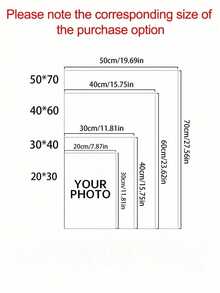 1Pc Bespoke Luxe Photo Poster-Upload Pic & Message, Matte HD Print, Champagne-Anniversary Backdrop, Winter-Gala Entrance Board,Valentine's Day Wall Rose, Halloween Masquerade Prop, Graduation Memory Keepsake, Entryway Statement Art - Multicolor - View 7