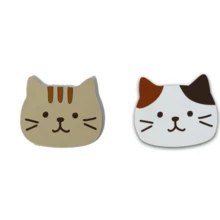 Set Of 5 Silicone Cartoon Cat Shape Coasters - Heat Resistant Coasters For Beverages, Kitchen Gadgets And Home Decor Anniversary Thanksgiving Valentine's Day Birthday Mother's Day Gift For Her - Multicolor - View 14