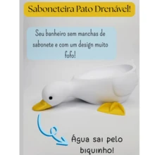 Decorative Duck And Swan Soap Dish, Bathroom And Gourmet Area Soap Holder - White - Swan - View 3