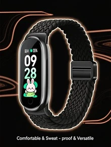 Dây đeo nylon tương thích với Mi Band 10/9/8, dây đeo thể thao thoáng khí chất lượng cao, phụ kiện đồng hồ thông minh, thoải mái và bền bỉ. - Mi Band 8/9/10 - Xem 1