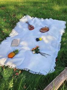 Tragbare dicke Picknick-Matte - Bohemien-Stil, Nylon-Segeltuch-Material, maschinenwaschbar, reißfest, lebendiges geometrisches Muster - geeignet für Outdoor-Picknicks, Wanderungen, Camping, Strand und Inneneinrichtung - Camping-Matte, Sofa-Strandtuch, Zelt-Matte, Wolldecke, Picknick-Pad, Camping-Essentials, Camping-Ausrüstung, Heimdekoration Teppich