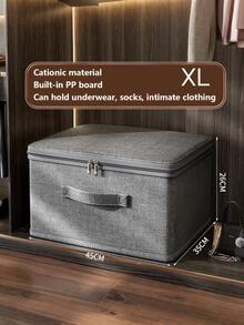 Large Capacity Foldable Storage Box With Lid, Household Wardrobe Folding Storage Box, Clothing And Bedding Storage Box, Storage Basket, Clothing, Bedding Toy Storage Box, Secret Santa Gifts For Women,Valentine's Day Gifts, Stocking Fillers, Personalised Gifts, Christmas Gifts