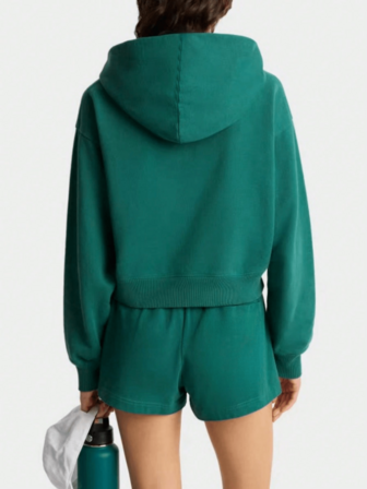 QING ROU Set de 2 piezas: Sudadera + Pantalones, Conjunto de ropa de estar en casa versátil y de punto suave, apto para usar como ropa exterior, otoño/invierno