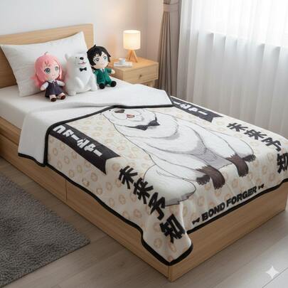 Crunchyroll FRAZADA COBIJA BOND FORGER - SPY FAMILY 117 X 152 CM
