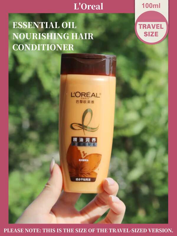L’Oreal Paris [Travel Size-100ml] L'Oreal Nourishing Oil-Infused Hair Conditioner, Suitable For Dry, Damaged Hair