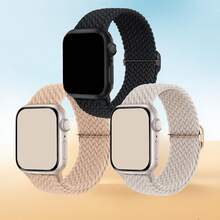 3 dây đeo đồng hồ tháo nhanh 20mm/22mm, tương thích với Samsung Galaxy Watch 7/4/5/6 40mm/44mm/6 Classic 43mm/47mm/Active 2/Gear S3 Classic; Dây đeo đồng hồ nylon co giãn 18/20/22mm, tương thích với HW Watch GT5 41mm/46mm/GT2/GT 3 42mm/46mm/HW GT5 Pro - Bột dệt màu da thịt + ánh sao + đen - Xem 12