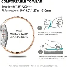 1 Set Jewelry Rhinestone Metal Watch Band + Shiny Watch Case For 40mm/44mm Galaxy Watch 8, Compatible With Galaxy Watch 8 Strap, Adjustable Replacement Watch Band Accessories, Unisex Sports Watch Band - Rose Gold - View 6