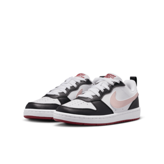 Nike COURT BOROUGH 大童休閒鞋 黑白粉紅 IF3402-100