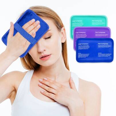 Reusable Dual-Sided Ice/Hot Pack With Strap | Fast Cooling Or Warming, Easy Secure Wrap For On-The-Go Use, Ideal For Multiple Body Areas,Spring Summer Picks,Brides Maid Gifts,Room,Bedroom Decor,Beach,Travel,For Men,For Women,Vacation,Women's Day,Travel Essentials,Wedding Favours,Y2k,Bedroom,Car Accessories Women,Kitchen Decor