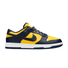 Nike Dunk Low 'Michigan' 2021 (Unisex) Varsity Maize/Midnight Navy/White DD1391-700 Summer New - Màu xanh lam - Xem 1