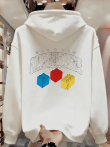 EEFF Men's Outerwear Sweatshirt - White - View 1