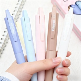 1/6迷你口袋笔，马卡龙色圆珠笔，短款便携中性笔，速干顺滑细笔尖