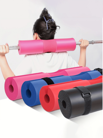 1 片加厚泡沫肩垫，适用于臀桥和杠铃训练，适合健身房举重和力量训练