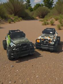 遥控越野攀爬车玩具，军事战斗摩擦动力车，强劲快速漂移遥控赛车，男孩女孩生日/圣诞礼物 - 越野車 - 查看 7