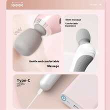 Masajeador eléctrico portátil, masaje de vibración de alta frecuencia, relajación muscular, masajeador de mano adecuado para el Body, la espalda, el cuello, las piernas y la cintura, fácil de transportar, diseño elegante ultracompacto, motor de alta velocidad, regalo de relajación - Multicolor - Ver 12