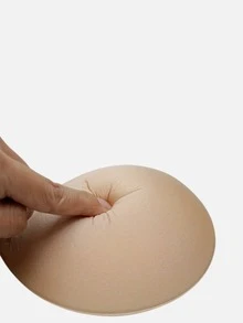 2/1pcs Adhesive 3CM Thickness Push Up Bra, Backless Strapless Bra Dress Invisible Bra, Reusable Breast Enlargement Bra - 彩色 - 查看 7